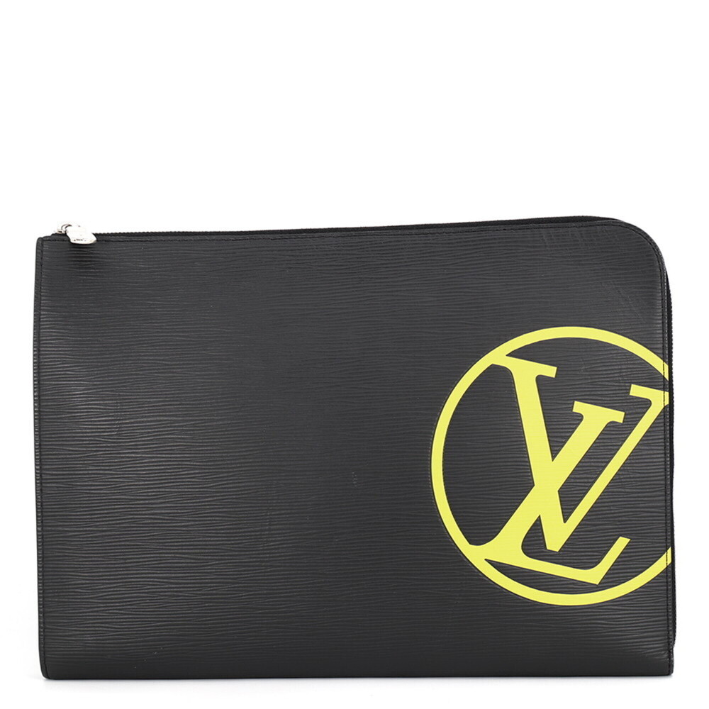 Louis Vuitton Epi Leather Clutch Bag LV Circle Pochette Jour GM M68198 LOUIS ...